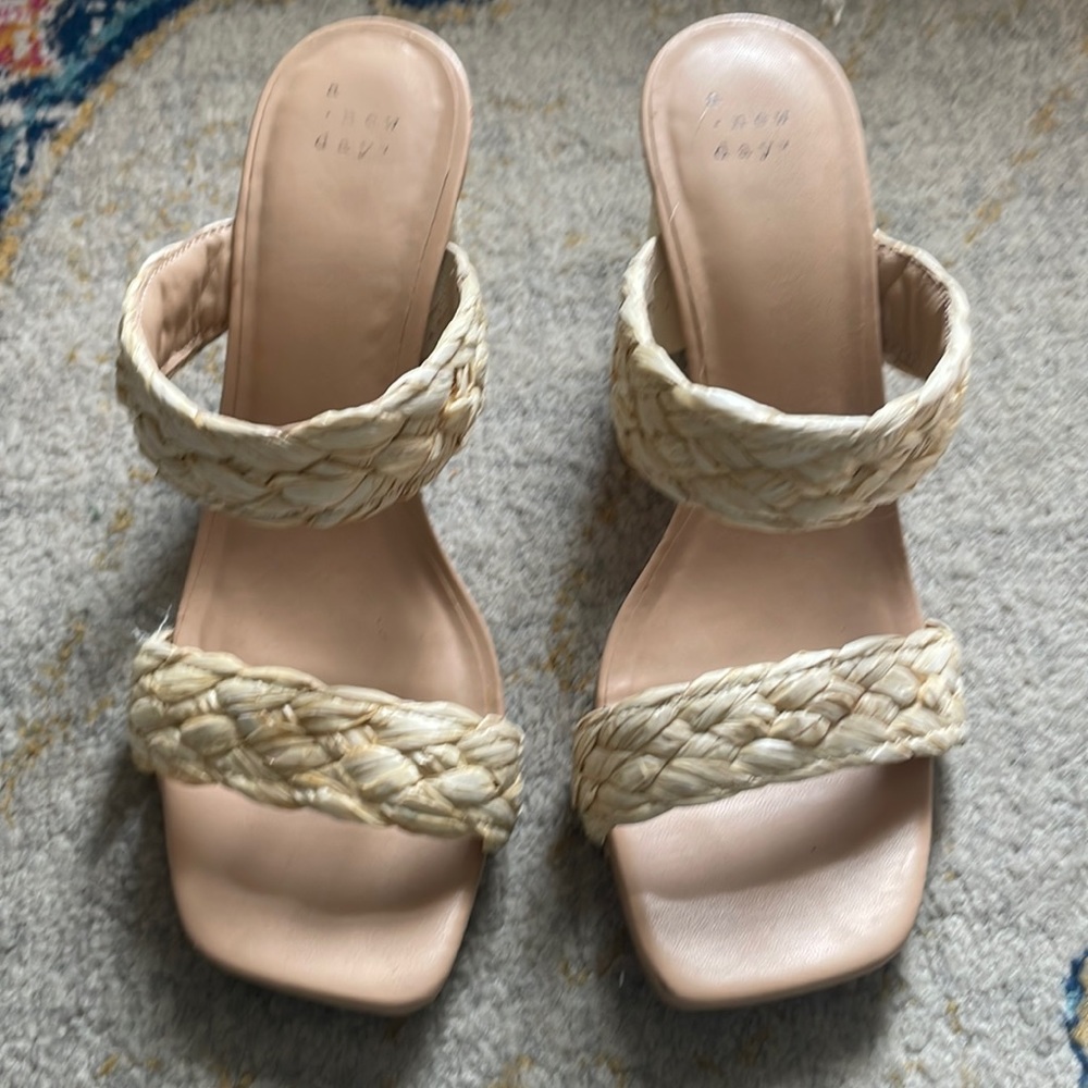 A new day woven sandals size 9